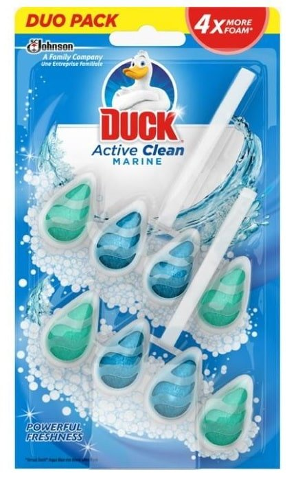 Duck Active Clean Marine závesný čistič WC 2 x 38,6 g - Marine