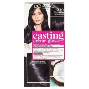 LORÉAL Casting Creme Gloss,  Modročierna 210, farba na vlasy 1 ks