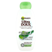 GARNIER Ultra Doux Aloe Vera, zjemňujúci šampón pre lesk a hebkosť vlasov 400ml