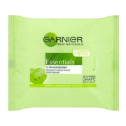 GARNIER Essentials odličovacie obrúsky, normálnu a zmiešanú pleť 25ks