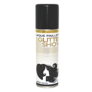 Laque Paillette Glitter Show, flitrový sprej na vlasy zlatý 125ml