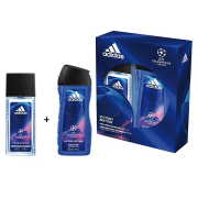 Adidas UEFA Champions League deo natural sprej 75 ml + sprchovací gél 250 ml