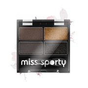 MISS SPORTY Studio Color Quattro Eyeshadow, paletka očných tieňov 414 1ks