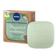 NIVEA Tuhé čistiace peelingové mydlo Magic Bar s extraktom zo zeleného čaju 75 g