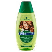 SCHAUMA Clean & Fresh, šampón na vlasy  so zeleným jablkom a žihľavou 400 ml