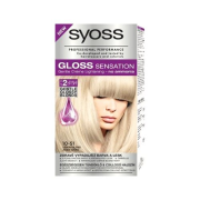 Syoss Gloss Sensation, Šetrná farba na vlasy s posilňovačom farby a krémom pre lesk, odtieň 10-51