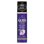 GLISS KUR Fiber Therapy, expresný regeneračný balzam na nadmerne namáhané vlasy fabením a stylovaním