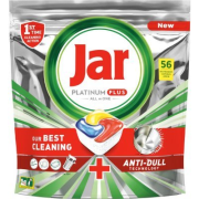 JAR Platinum Plus All in One Lemon kapsuly do umývačky riadu 56 ks