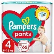 Pampers Pants S4, 9 - 15 kg, 66 ks