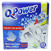Q Power Multiactive Fizzy effect, tablety do umývačky riadu 25ks