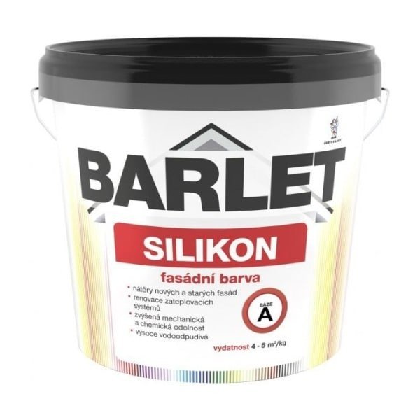 Barlet Silikon, fasádna silikónová farba biela 20 kg - 20 kg