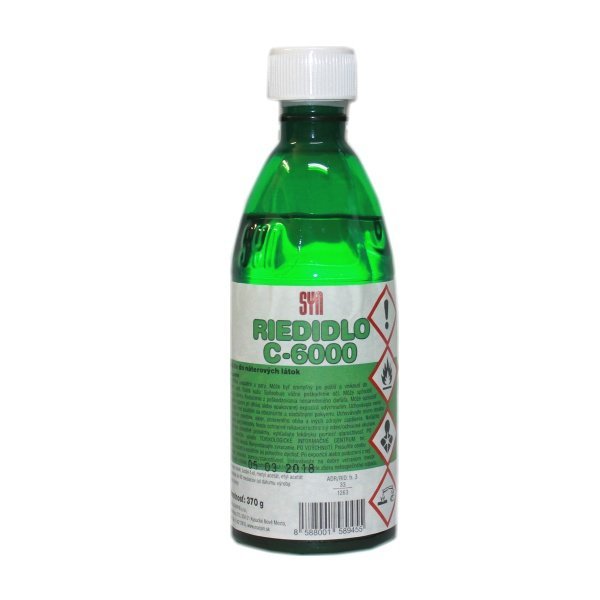 Riedidlo C 6000 - nitrocelulózové (acetónové) riedidlo 370g - 370g