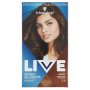 Schwarzkopf Live Moisture Gel, gélová farba na vlasy 5.0 Pravá hnedá 1 ks