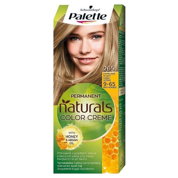 Palette Naturals Color Creme, farba na vlasy 9-65 (265) Popolavý blond 1ks - 9-65