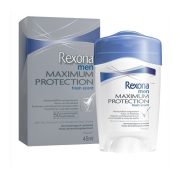Rexona Maximum Protection For Men Fresh Scent, Antiperspiračný krém s účinkom 48h 45ml