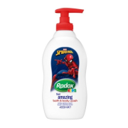 Radox Kids Spiderman Feel Amazing, sprchovací gél a pena do kúpeľa 400ml