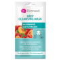 Dermacol Deep Cleansing Mask, textilná 3D hĺbkovo čistiaca maska, 15ml
