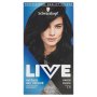 Schwarzkopf Live Moisture Gel, gélová farba na vlasy 1.0 Havrania čierna 1 ks