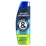 Head & Shoulders Refreshing, sprchový gél a šampón pánsky 270 ml