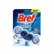 BREF Blue Aktiv Chlorine, čistiaci wc prípravok so sviežou vôňou 50g