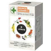LEROS čaj IMUNITA Vitamín C, šípky & Rakytník 20 g, 10 ks
