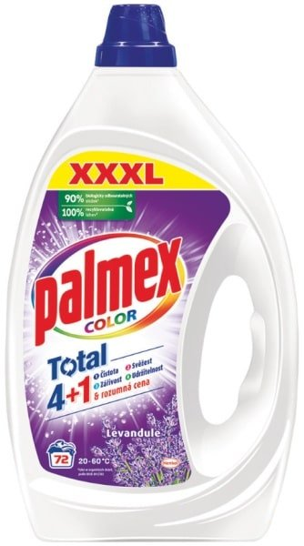 Palmex prací gél Lavender Color 3,24 l = 72 PD