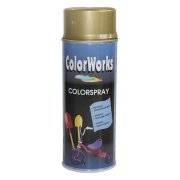 ColorWorks Colorspray Dekoračný akrylátový lak, odtieň - zlatá 400ml