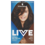 Schwarzkopf Live Moisture Gel, gélová farba na vlasy 4.0 Tmavohnedá 1 ks