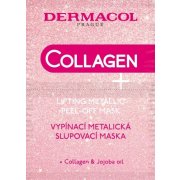 Dermacol Collagen Plus, vypínacia kolagénová zlupovacia maska 2 x 7,5 ml