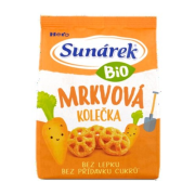 SUNAREK Bio mrkvové kolieska na zdravé maškrtenie 15g
