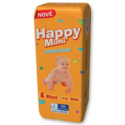 HAPPY MIMI 4 Maxi, Plienky pre deti od 7 do 18kg 50ks