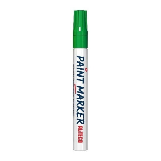 ALTECO Paint Marker farebný popisovač - zelený 1ks - zelený