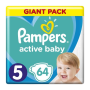 Pampers Active Baby Plienky S5, 11-16 kg, 64 ks