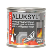 Aluksyl Silikónová vypaľovacia farba, 0910 - strieborná 80 g