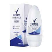 REXONA Maximum Protection Roll on Clean Scent, guľôčkový antiperspirant 50ml