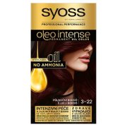Syoss Oleo intense 3-22 Polnočné bordó, farba na vlasy 1 ks