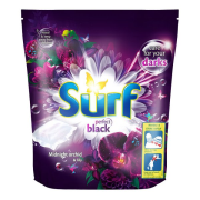 SURF Dark Color Black Orchid, gélové kapsuly pre tmavšie farebné prádlo 42 praní