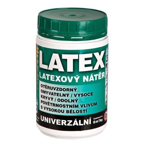LATEX V 2020 Univerzálna ekologická farba, biela 0,8 kg - 0,8 kg