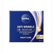 NIVEA Anti Wrinkle 35+, hydratačný nočný krém proti vráskam 50ml