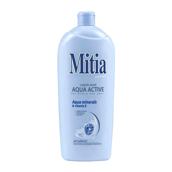 MITIA tekuté mydlo Aqua Active s morskými minerálmi - náhradná náplň 1l - aqua active