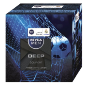 NIVEA Men Deep Comfort, Pánska darčeková kazeta - box pre svieži pôžitok z hry