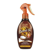SUN VITAL Coconut Oil, Kokosový opaľovací olej pre rýchle zhnednutie SPF6 200ml