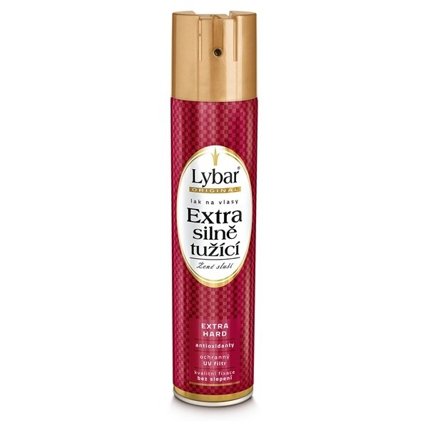 Lybar Extra Hard, extra silne tužiaci lak na vlasy 75 ml