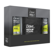 Dove For Men Active Fresh pánska darčeková kazeta s uterákom 1 ks