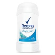 REXONA Dry & Fresh Shower Clean, tuhý antiperspirant so 48-hodinovou ochranou 40ml