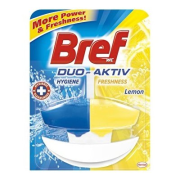 Bref WC Duo Aktiv Lemon, čistiaci wc prípravok s vôňou citrónu 50ml