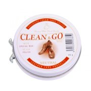 CLEAN & GO Wax Krém s voskom na obuv z lesklej kože - neutral 40g
