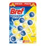 BREF Power Aktiv Lemon, čistiaci wc prípravok s vôňou citrónu 3 x 50 g