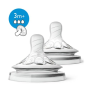 Philips AVENT cumlík Natural 3 stredný prietok, 2 ks