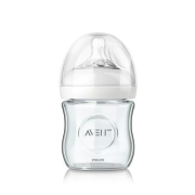 Philips AVENT Natural, dojčenská sklenená fľaša (od 0m+) 120 ml